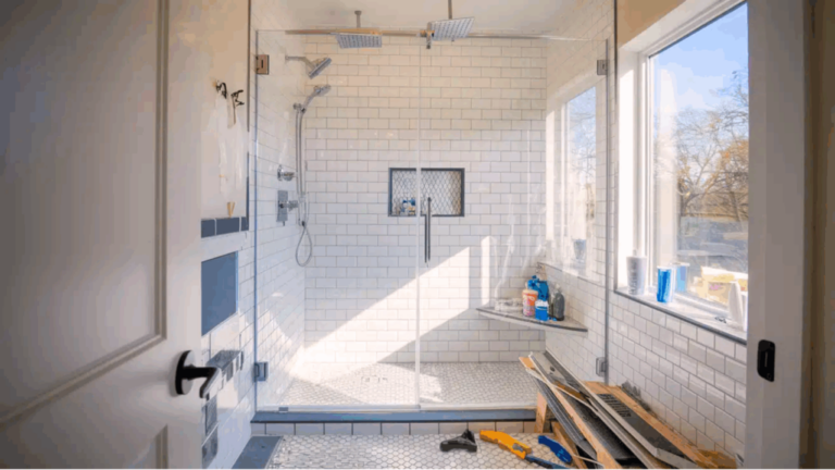 My Step-By-Step Guide to DIY Shower Remodel on a Budget - Opple House