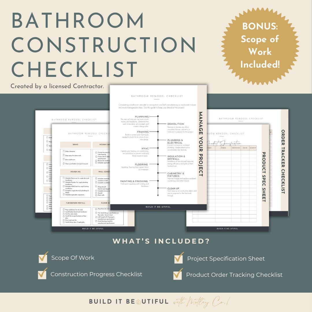 Interviewing Bathroom Remodel Contractors Near Me A Checklist