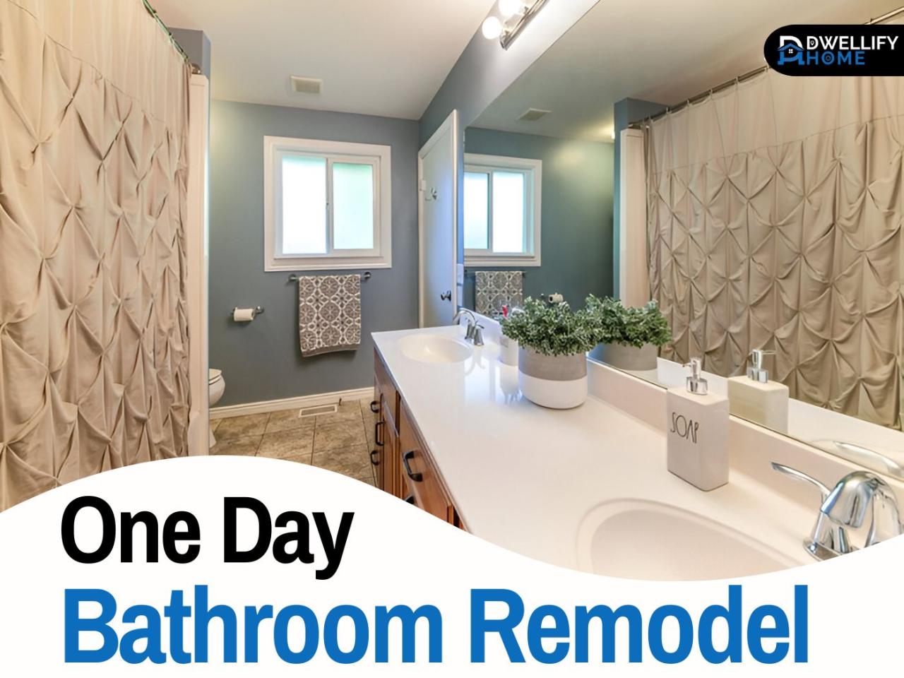 One Day Bathroom Remodel: Fast, Affordable, and Hassle-Free Upgrades One Day Bathroom Remodel: Fast, Affordable, and Hassle-Free Upgrades